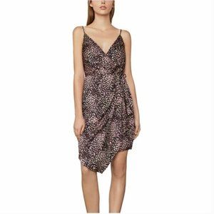 BCBGMAXAZRIA Print Wrap Dress
